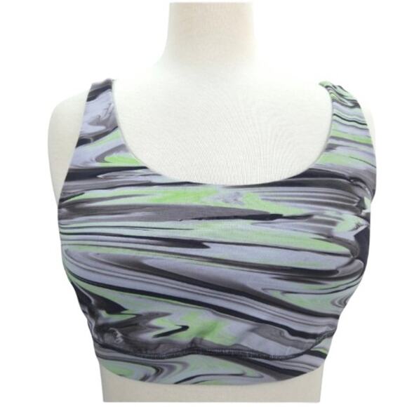 Lululemon Energy Bra Paint Glide Warp Multi Size 10 - Picture 1 of 6
